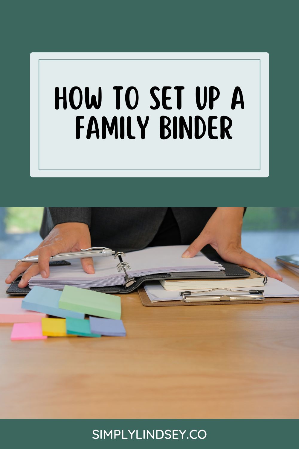 How to Set Up A Family Binder